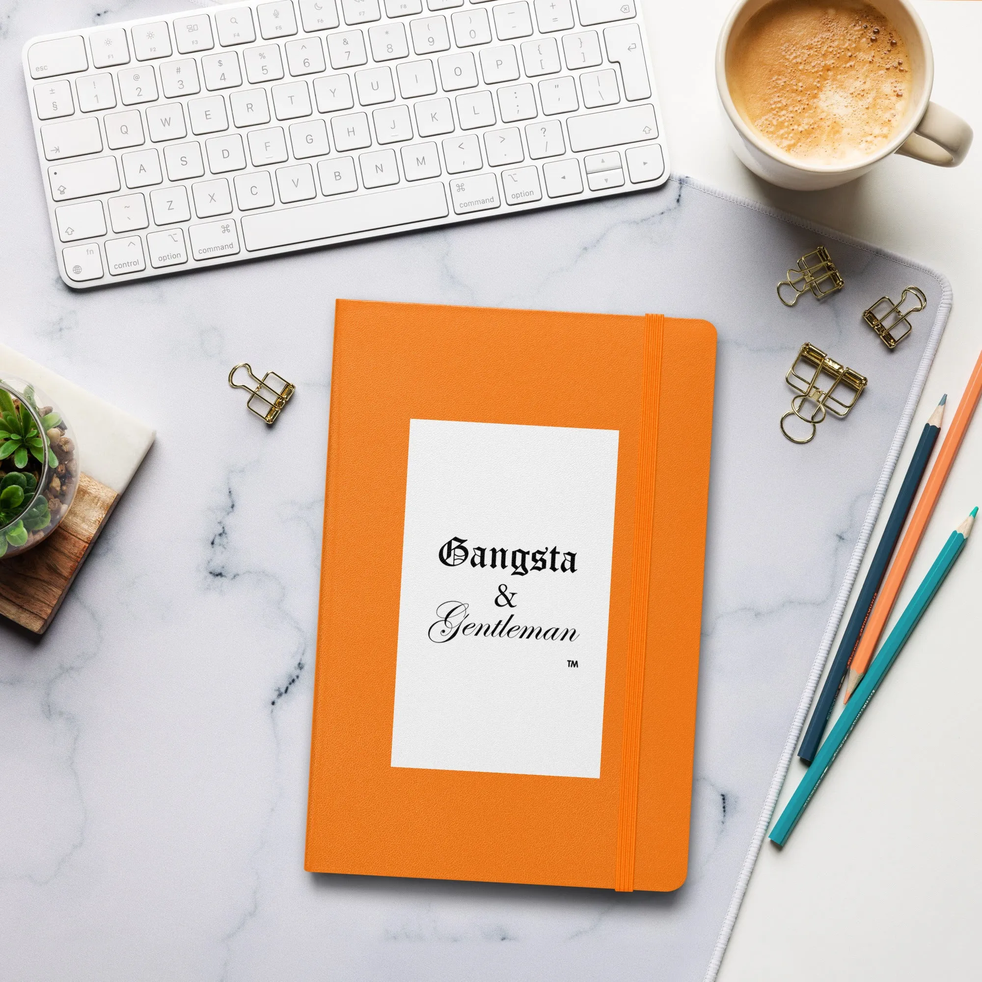 Hardcover Gangsta & Gentleman bound notebook