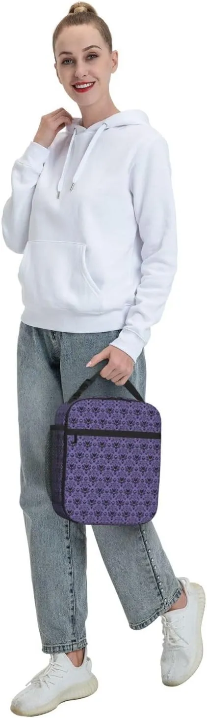 Haunted Mansion Portable Insulated Lunch Box For Men Women Lunch Bag Suitable For Outings