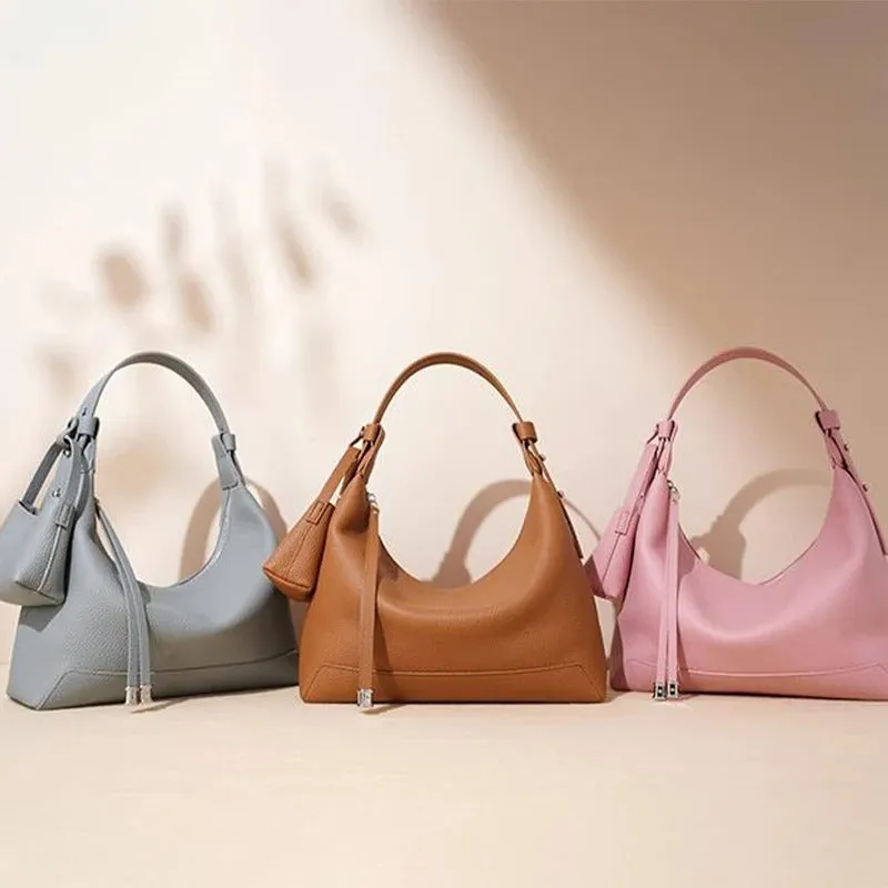 Hazel Leather Shoulder Bag