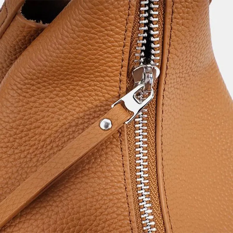 Hazel Leather Shoulder Bag
