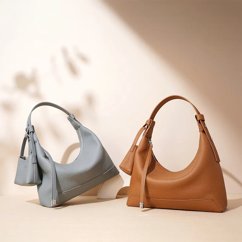 Hazel Leather Shoulder Bag