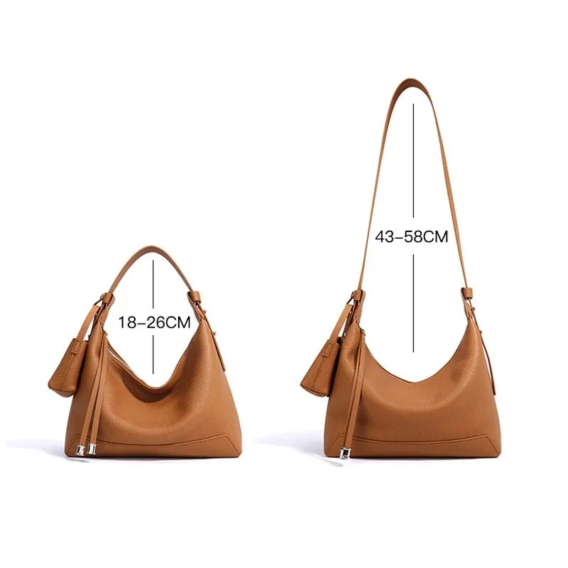 Hazel Leather Shoulder Bag