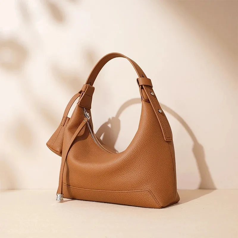 Hazel Leather Shoulder Bag