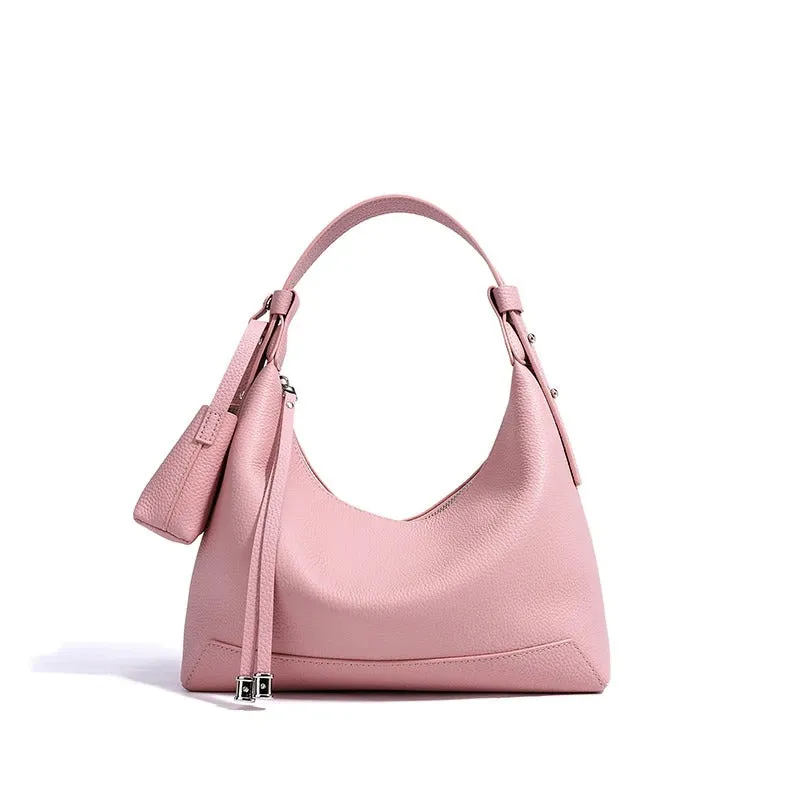 Hazel Leather Shoulder Bag