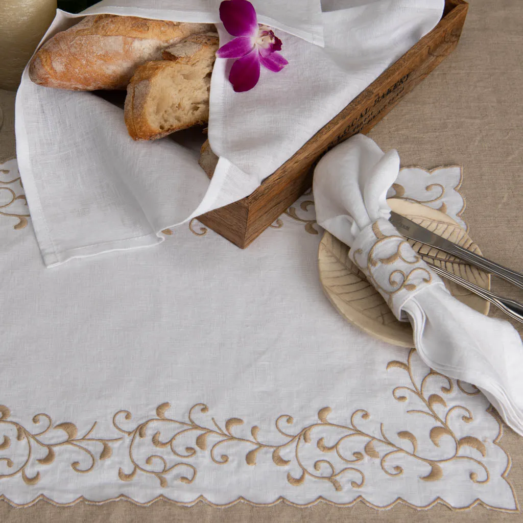 Henley Linen Table Mats White