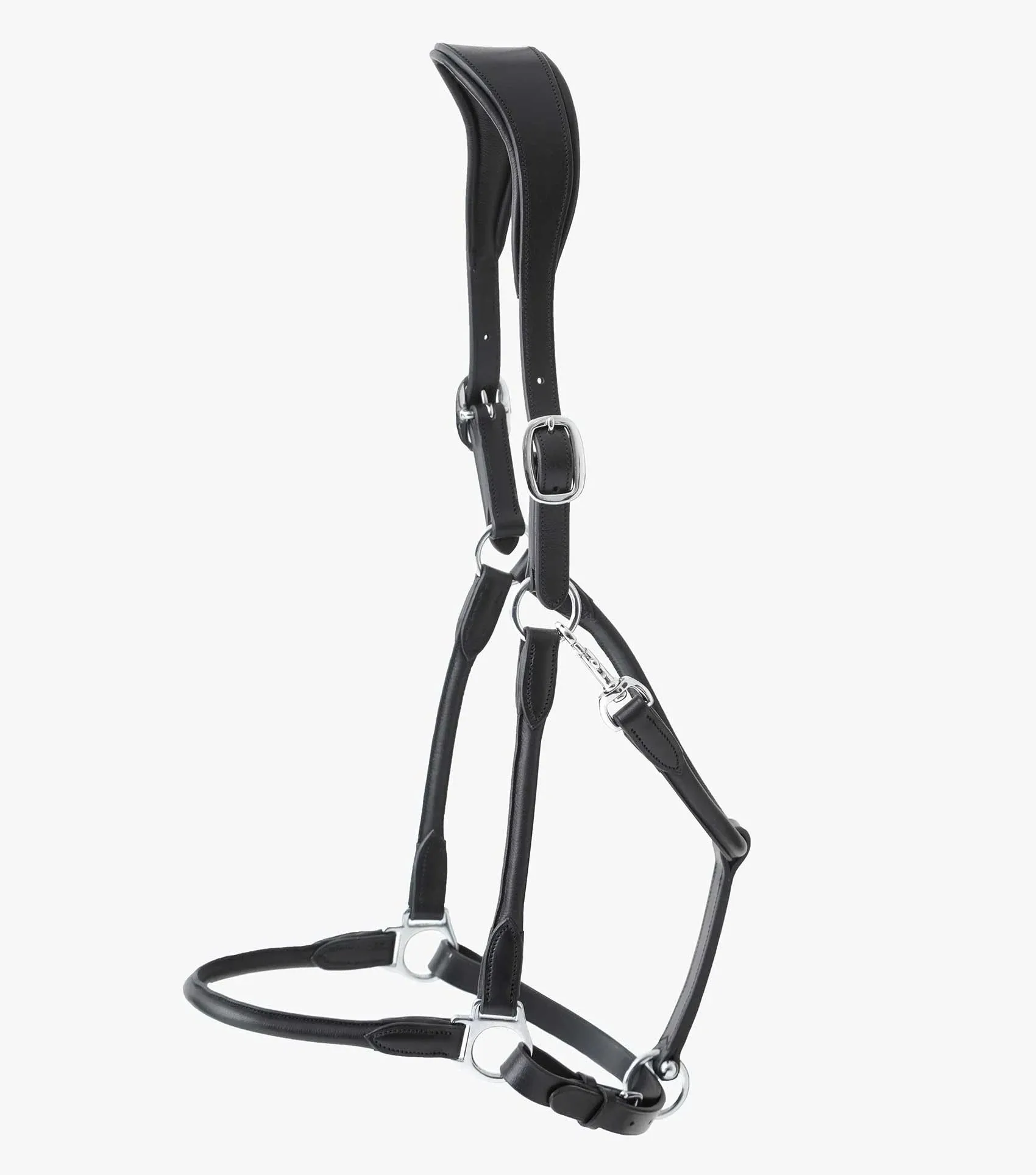 Hennaroso Rolled Anatomic Leather Head Collar