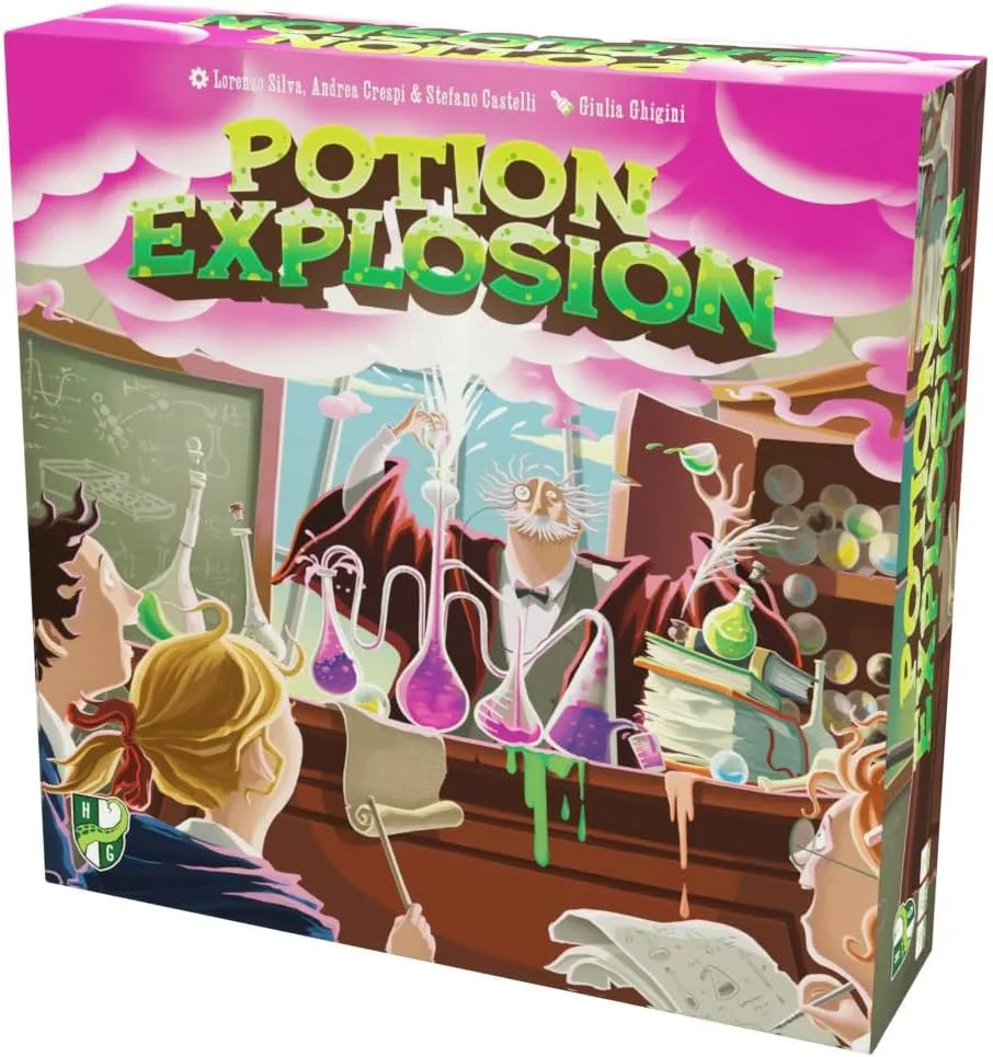 Horrible Games | Potion Explosion (3rd Edition) | Strategy Board Game | Now with a Plastic Marble Dispenser | 2 to 4 Players | 30  Minutes | Ages 14 