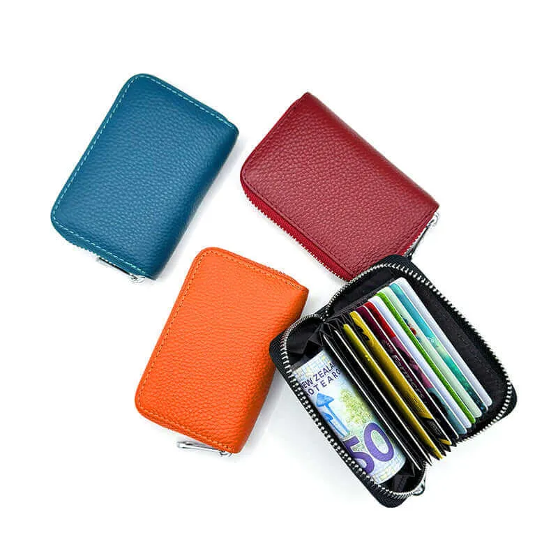 Hot Selling Classic RFID Leather Card Holder