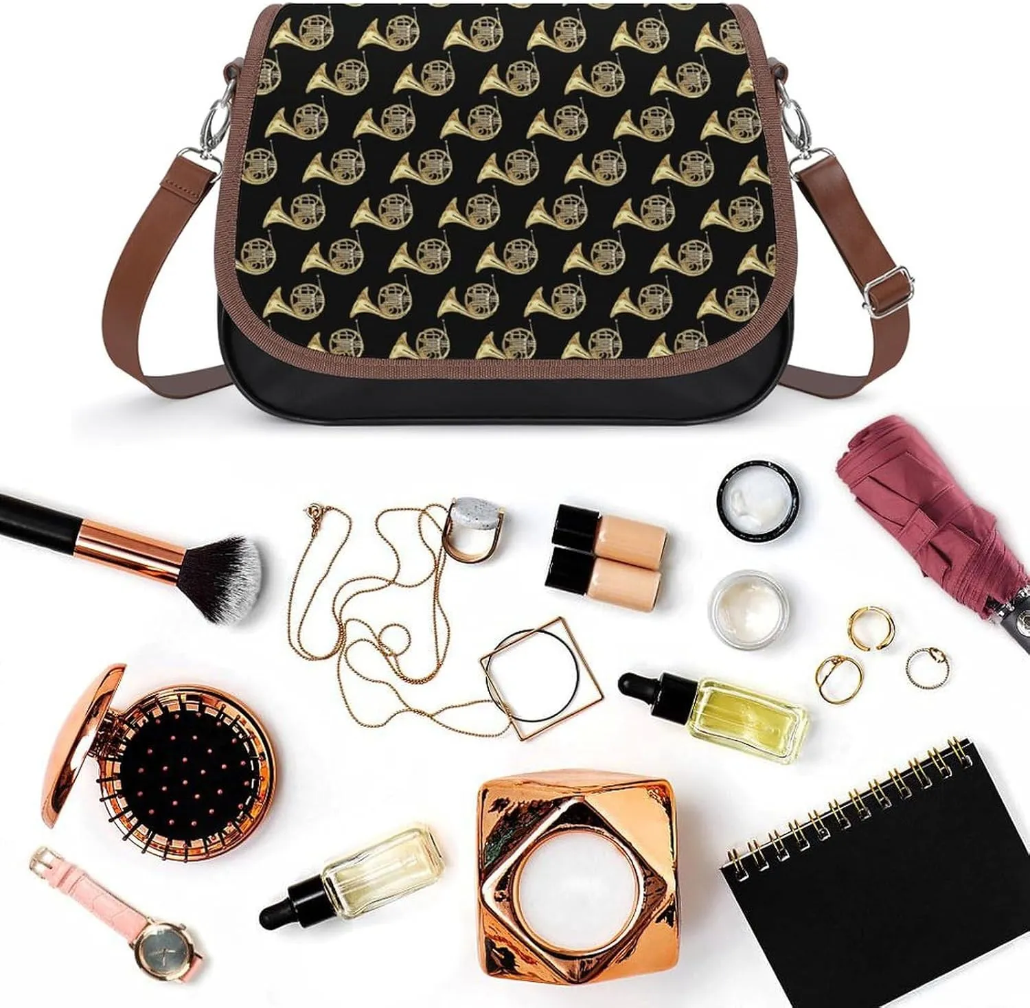 Hotdog Fun Food Hot Dog Fashionable And Exquisite Shoulder Bag, Convenient Leather Crossbody Bag for Going Out