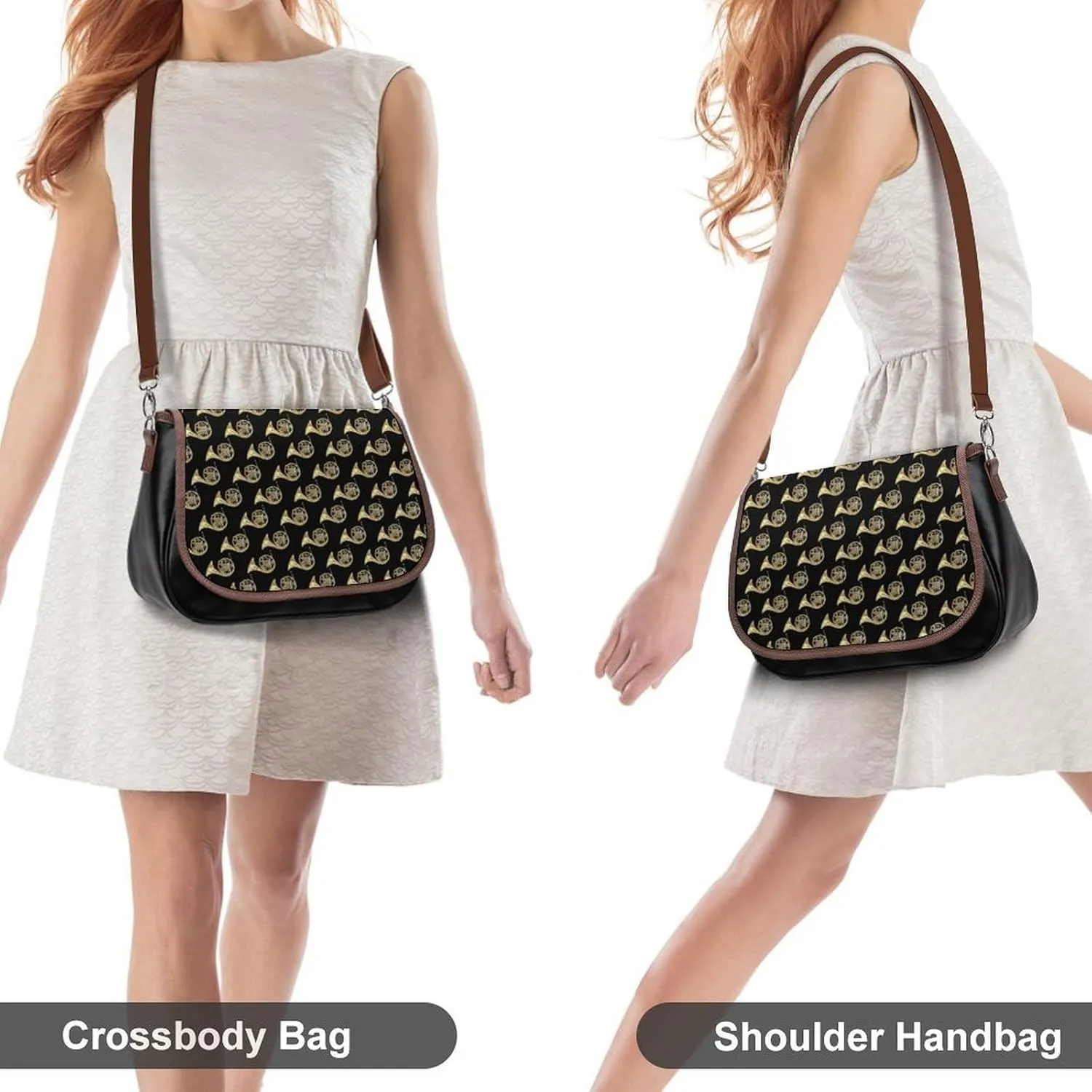 Hotdog Fun Food Hot Dog Fashionable And Exquisite Shoulder Bag, Convenient Leather Crossbody Bag for Going Out