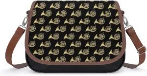 Hotdog Fun Food Hot Dog Fashionable And Exquisite Shoulder Bag, Convenient Leather Crossbody Bag for Going Out