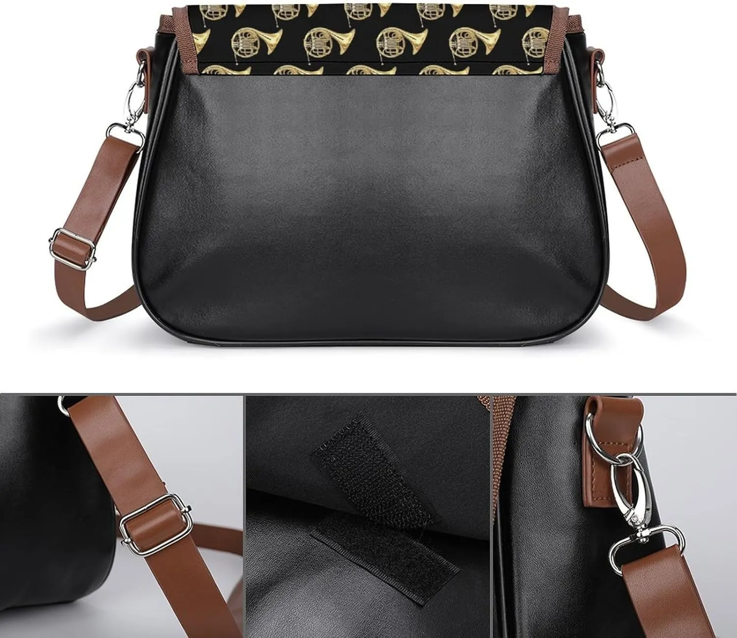 Hotdog Fun Food Hot Dog Fashionable And Exquisite Shoulder Bag, Convenient Leather Crossbody Bag for Going Out