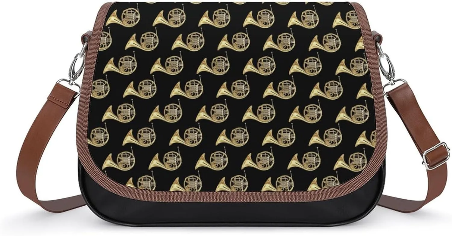 Hotdog Fun Food Hot Dog Fashionable And Exquisite Shoulder Bag, Convenient Leather Crossbody Bag for Going Out