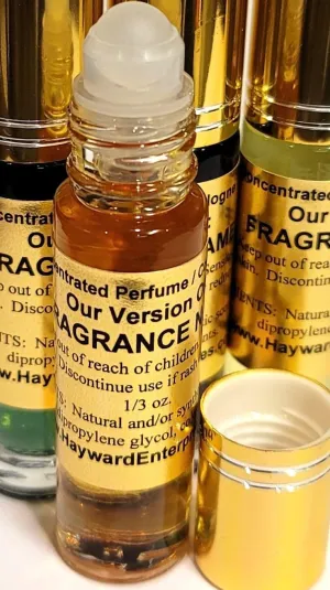 HYWD Enterprises Perfume Oil Compatible to TUSCAN LEATHER (T. Ford) for Men and Women, Unisex Fragrance Rendition, Eau de Parfum, 1/3 oz. (10ml) Glass Roll on