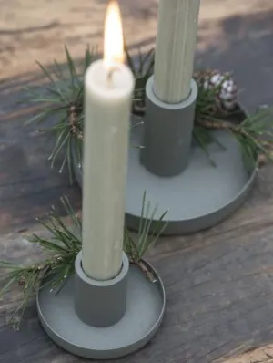 IB Laursen - Candle Holder for 2.2 cm Candle - Dusty Green