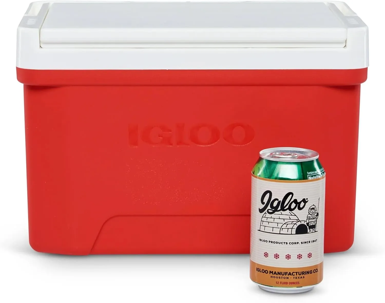 Igloos Laguna Small 9 QT Ice Chest Cooler, Fuchsia Burst, Hard Shell Portable Cooler Box, with Tray Lid and Cup Holders, Cool Riser Technology, Easy Clean, Travel, Beach, Camping