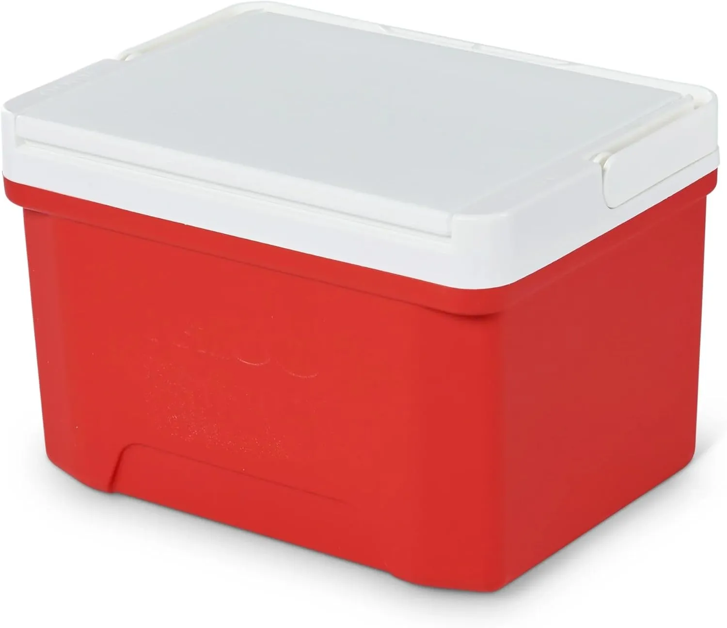 Igloos Laguna Small 9 QT Ice Chest Cooler, Fuchsia Burst, Hard Shell Portable Cooler Box, with Tray Lid and Cup Holders, Cool Riser Technology, Easy Clean, Travel, Beach, Camping