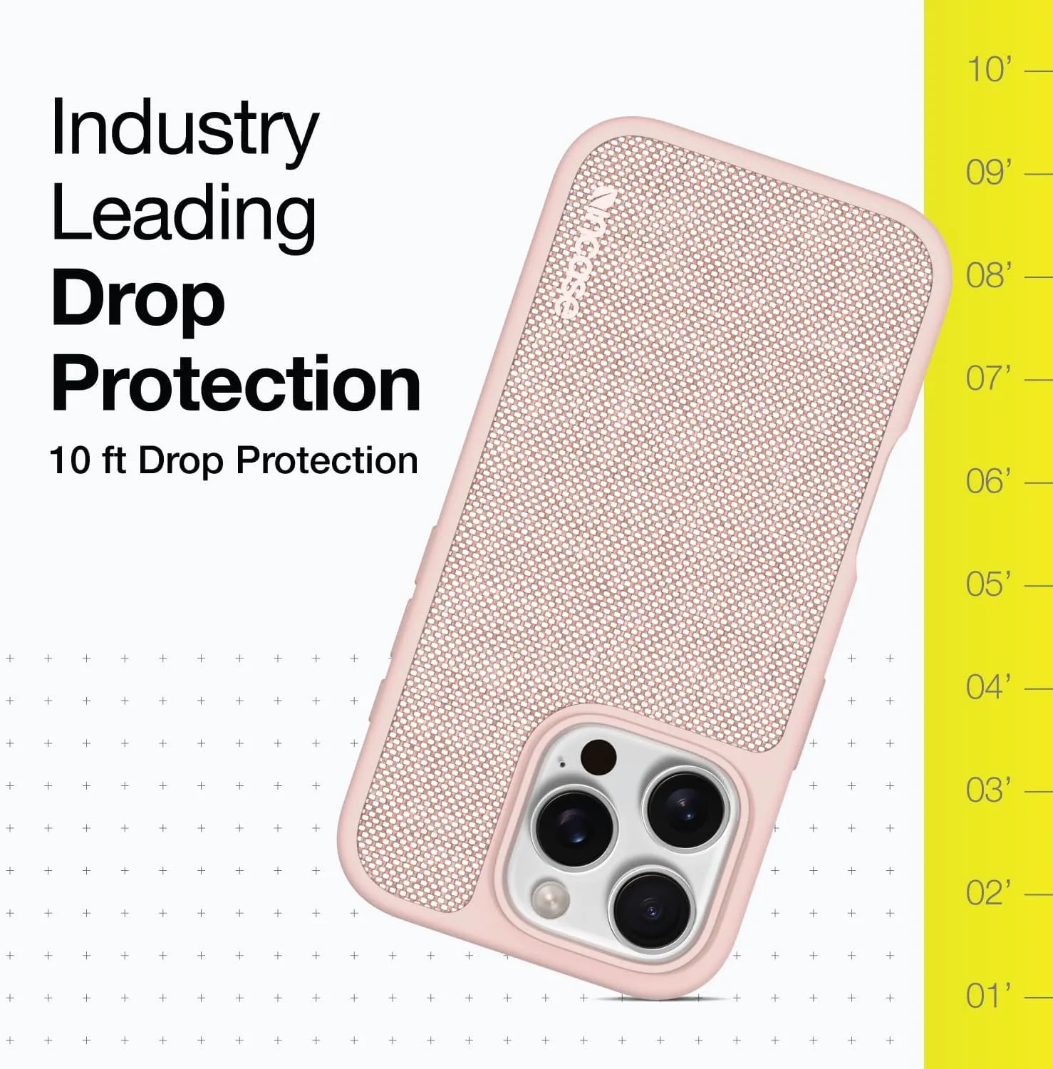 Incase ICON Case with Woolenex & MagSafe for iPhone 16 Pro Max - Durable, Stylish, Protective, Lightweight,Water-Resistant,Scratch-Resistant with Wireless Magsafe Charging- Cocoa Pebbled Plant Leather
