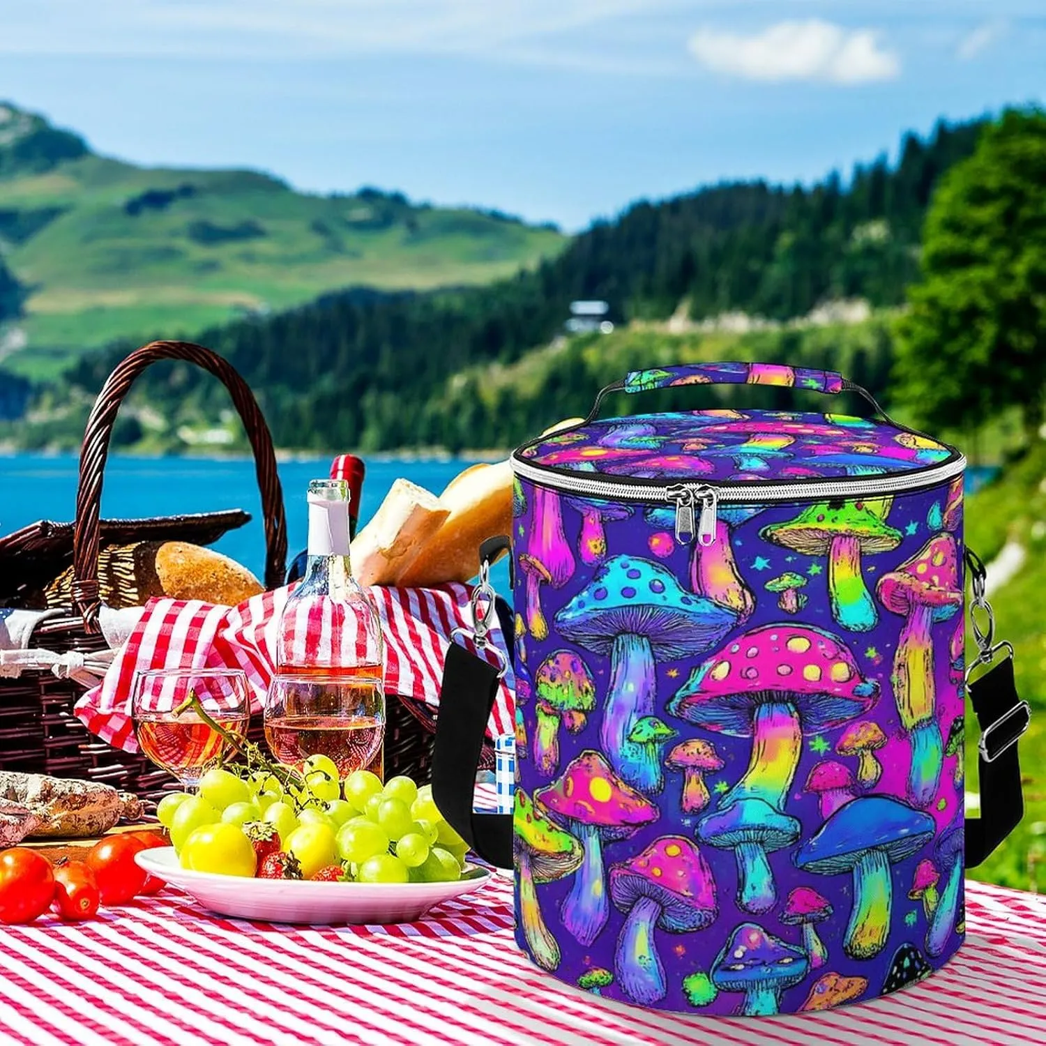 Insulated Cooling Pack Easy to Carry, Large Cooler Backpack, Thermal Bag for Picnic
