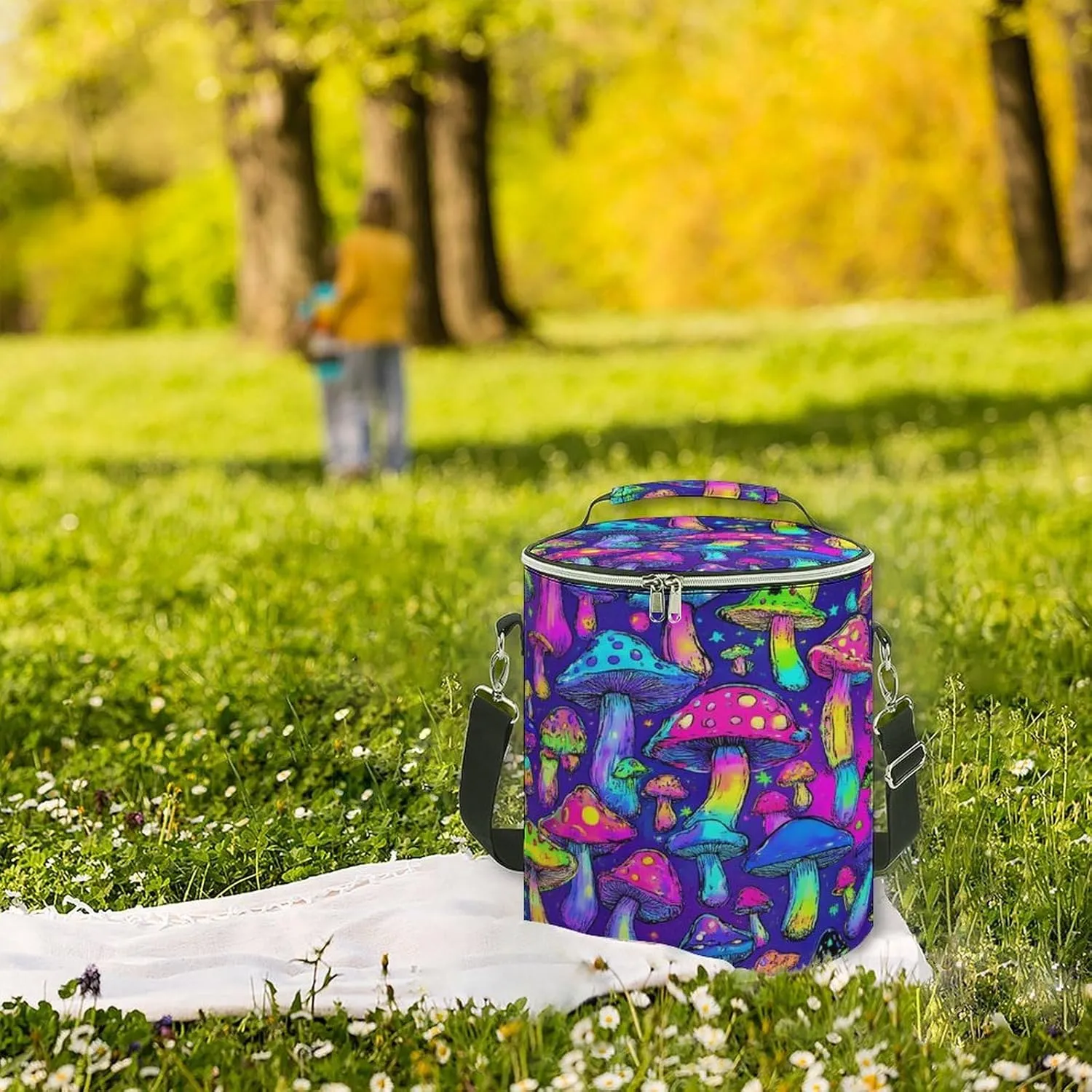 Insulated Cooling Pack Easy to Carry, Large Cooler Backpack, Thermal Bag for Picnic