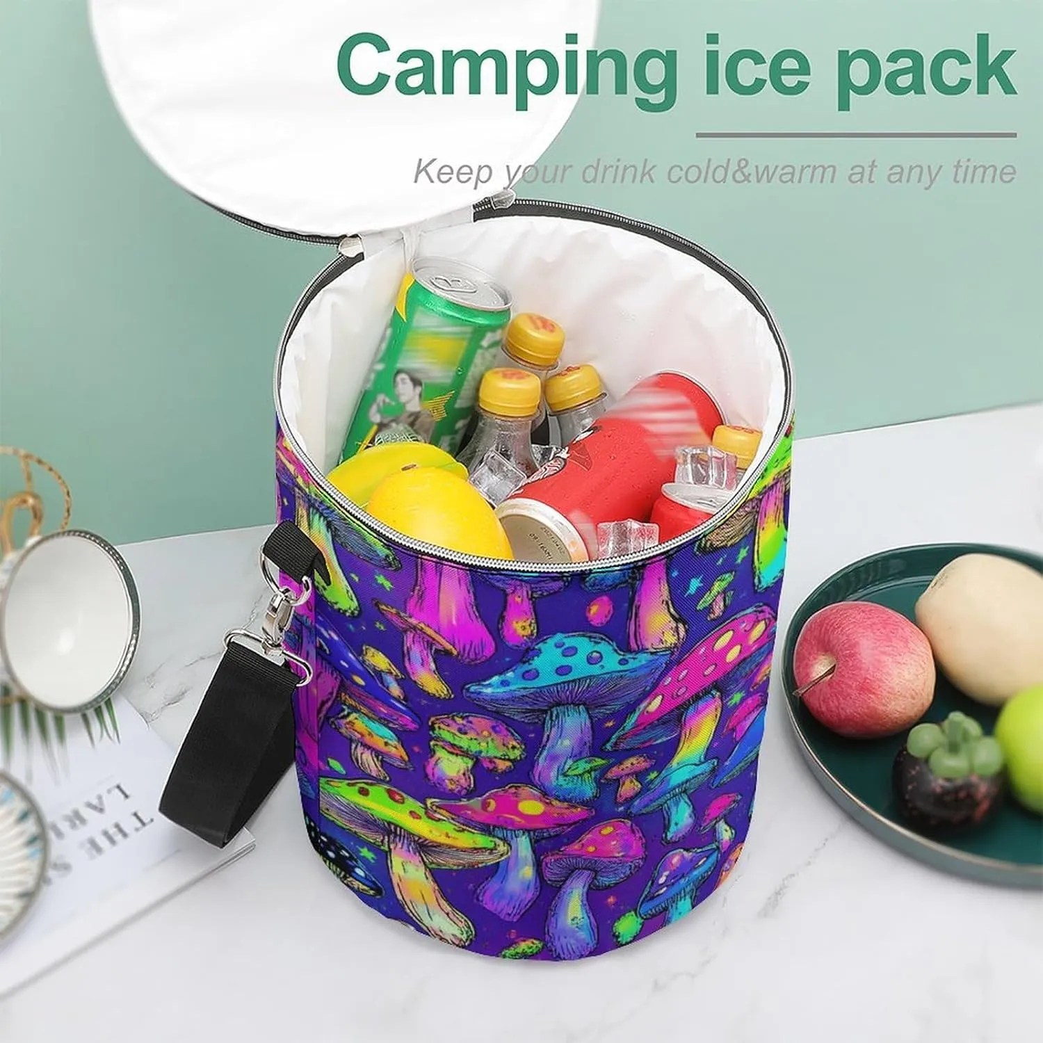 Insulated Cooling Pack Easy to Carry, Large Cooler Backpack, Thermal Bag for Picnic