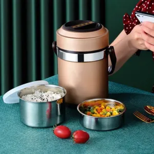 Insulated Stainless Steel Lunch Box - Dreamy Camp Design