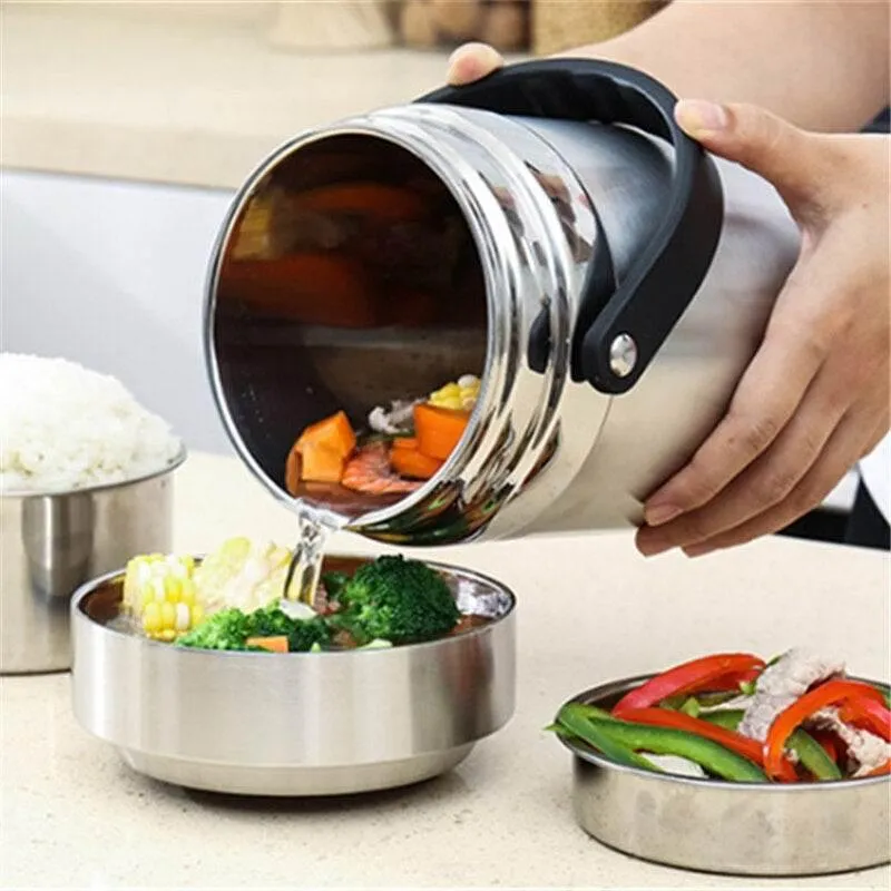 Insulated Stainless Steel Lunch Box - Dreamy Camp Design