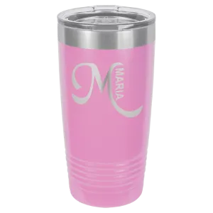 Insulated Tumbler w/Clear Lid 20 oz Polar Camel Brand