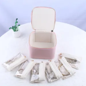 Internet Famous Jewelry Box, Convenient Travel Packaging Bag, Jewelry Storage Box, Earrings, Earrings, Jewelry Box