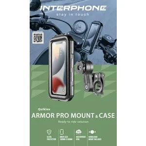 Interphone Motorcycle Quicklox 6.5" Hardcase - Armor Pro