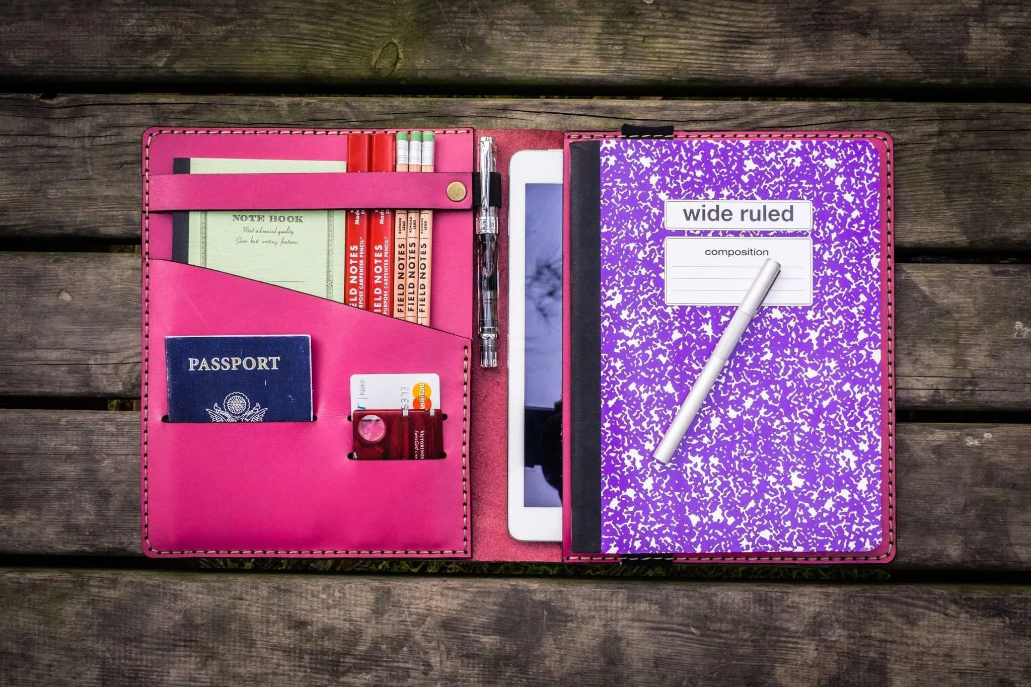iPad Air/Pro & Extra Large Moleskine Cover - Pink