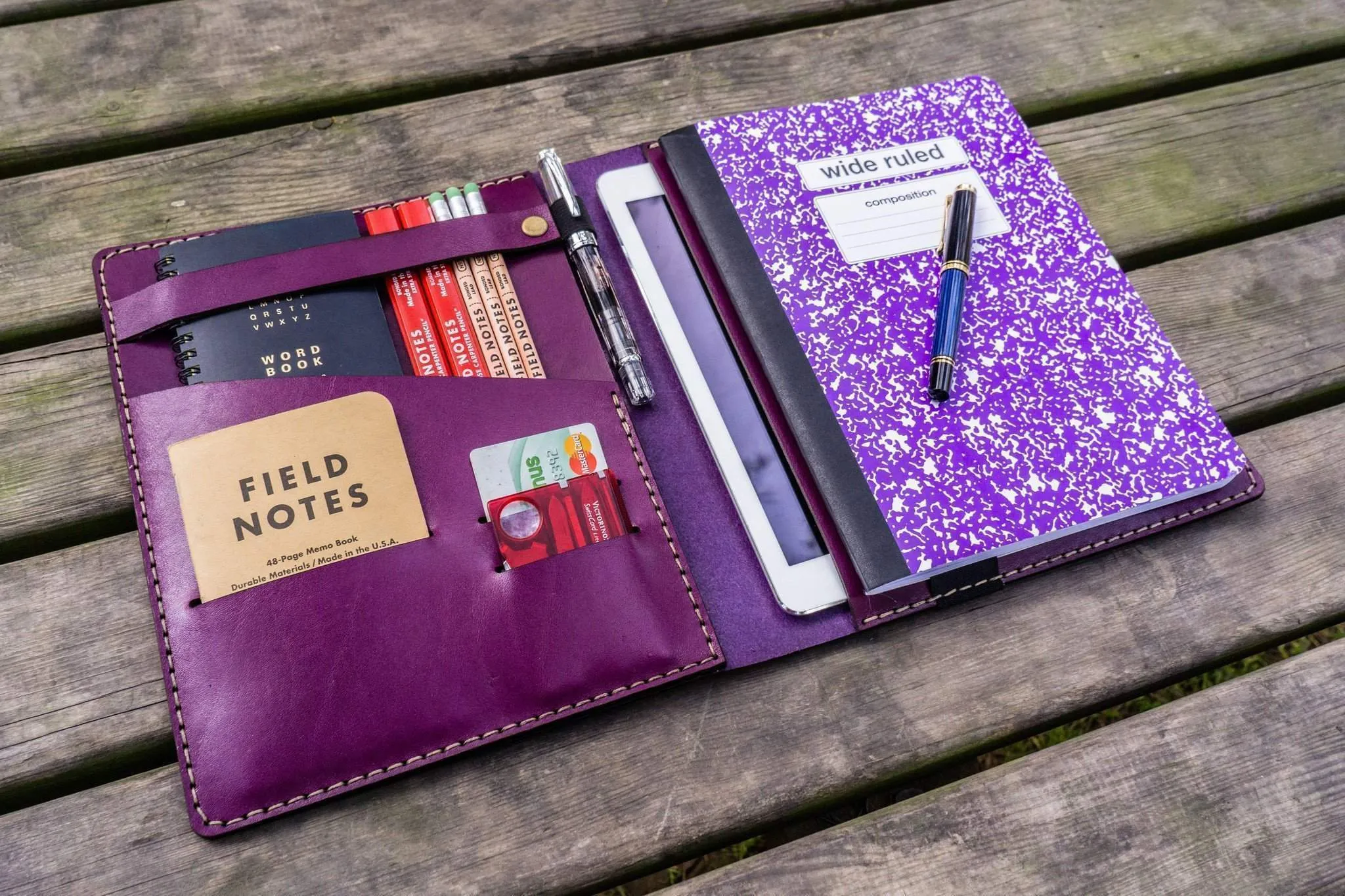 iPad Pro 11 - Pro 10.5 and B5 Size Notebook Cover - Purple