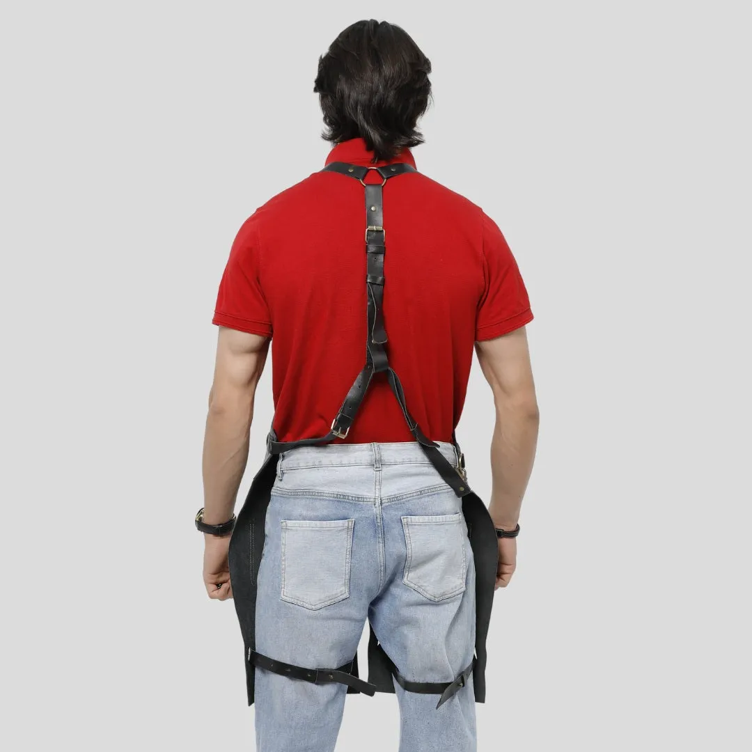 Ironclad Blacksmith Leather Apron with Split Leg