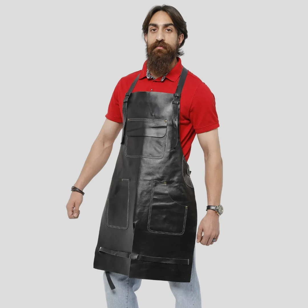 Ironclad Blacksmith Leather Apron with Split Leg