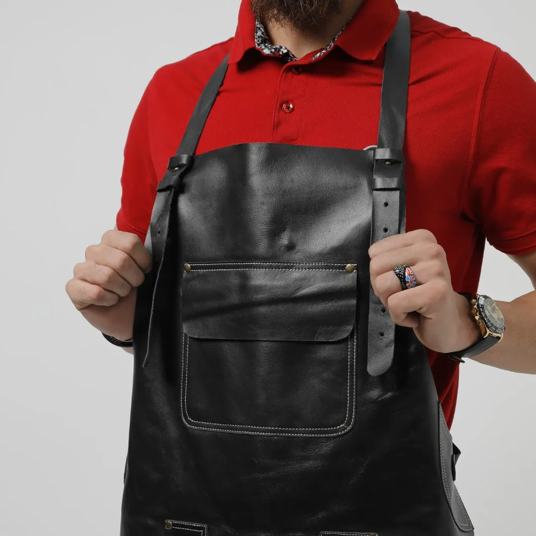Ironclad Blacksmith Leather Apron with Split Leg