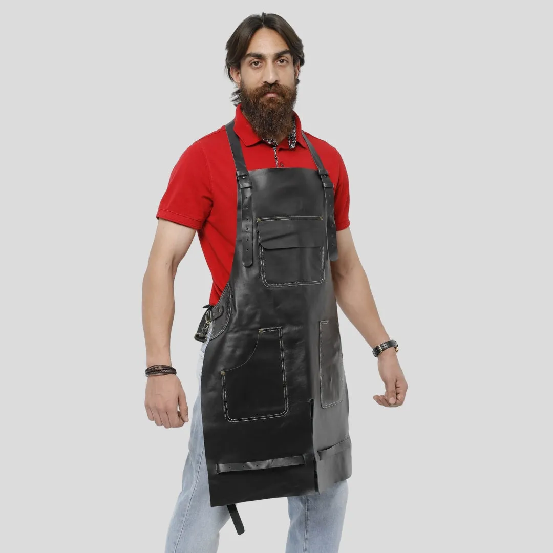 Ironclad Blacksmith Leather Apron with Split Leg