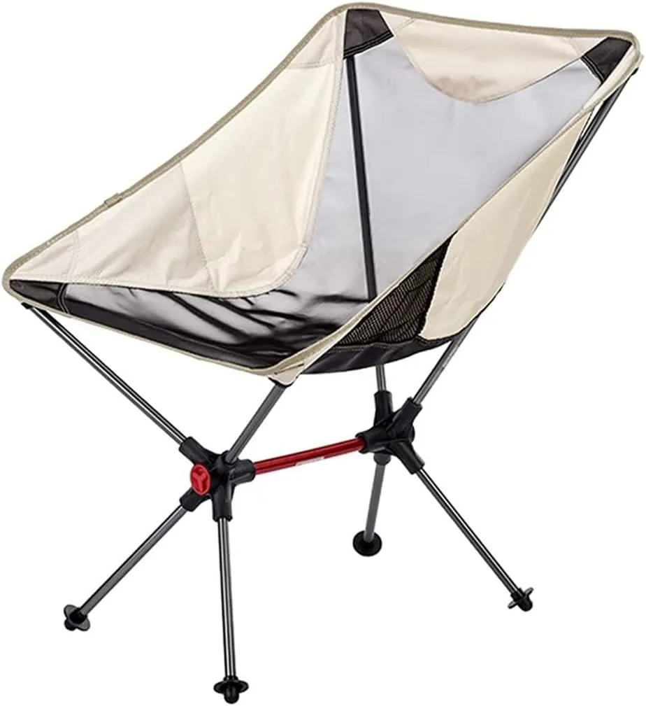 IRYZE Outdoor Chair Folding Camping Chair Outdoor Folding Chair Camping Beach Portable Simple Backrest Folding Sketching Seat Stool with Mesh Fabric Backrest Camping Chair Foldable Chair (Color : C)