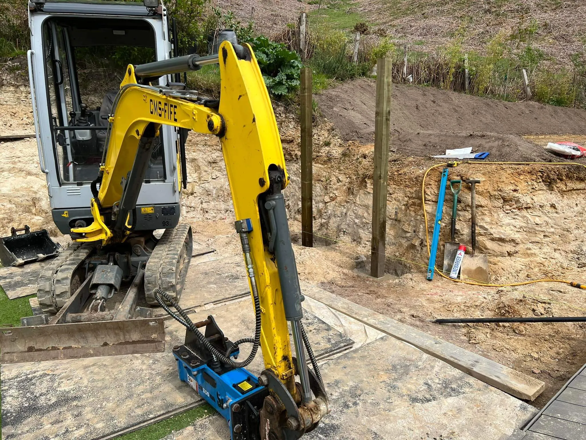 JB350 Hydraulic Mini Excavator Breaker - 0.5 to 2 Tonne