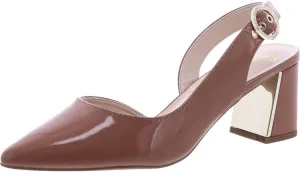 Jones New York Womens Candree Ankle Strap Open Back Block Heel