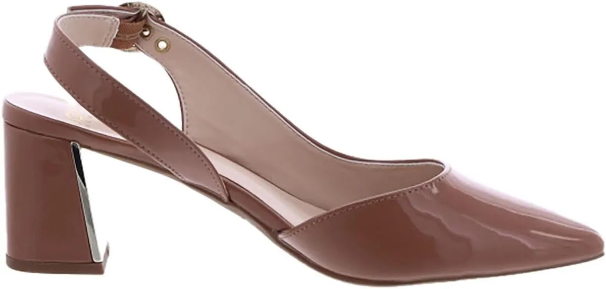 Jones New York Womens Candree Ankle Strap Open Back Block Heel