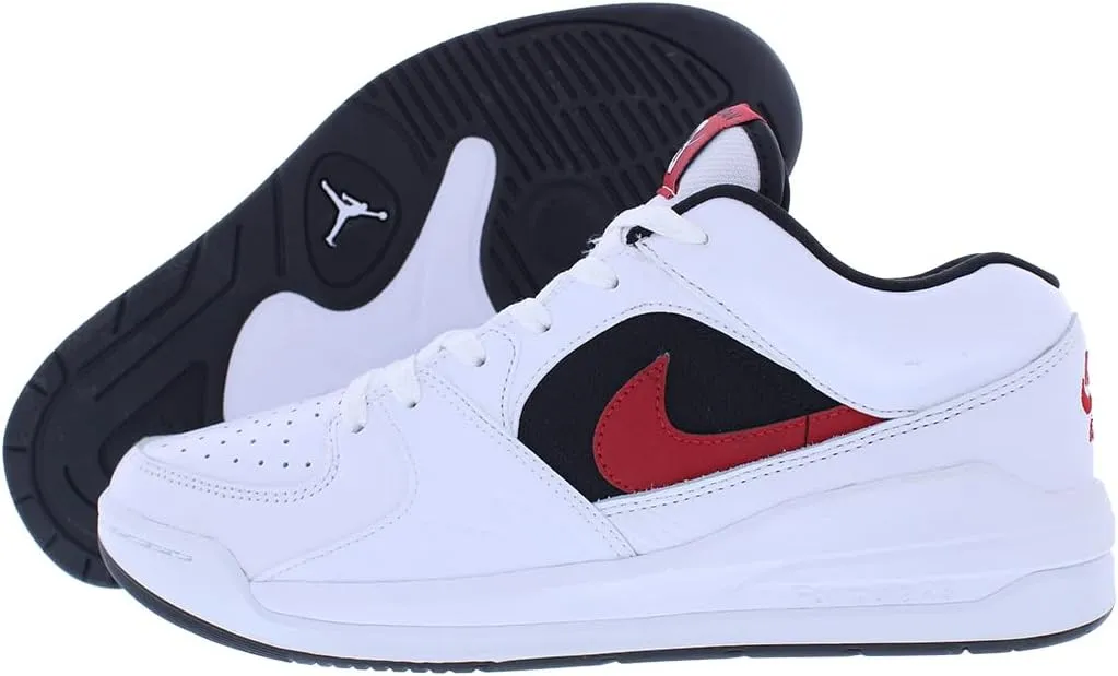 Jordan Stadium 90 Men's Shoes (FZ4184-010, Black/White/Cement Grey/Fire Red)