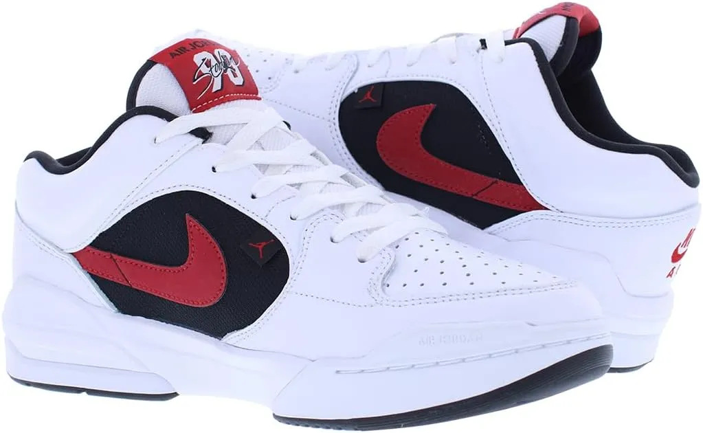 Jordan Stadium 90 Men's Shoes (FZ4184-010, Black/White/Cement Grey/Fire Red)