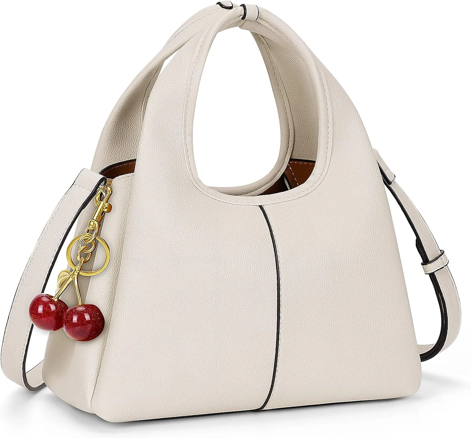 JQWSVE Crossbody Bag Top Handle Handbag for Women Trendy Purse Satchel Bags Pebble Leather Shoulder Bag Hobo Tote Handbag