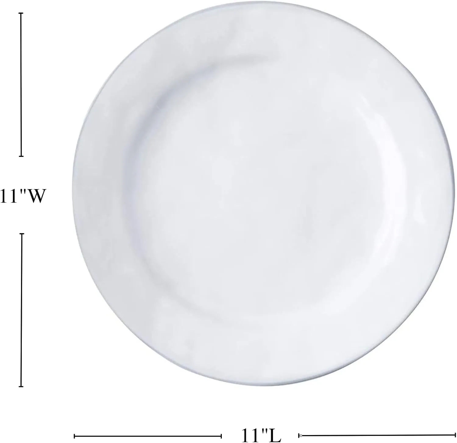 Juliska Quotidien White Truffle Dinner Plate