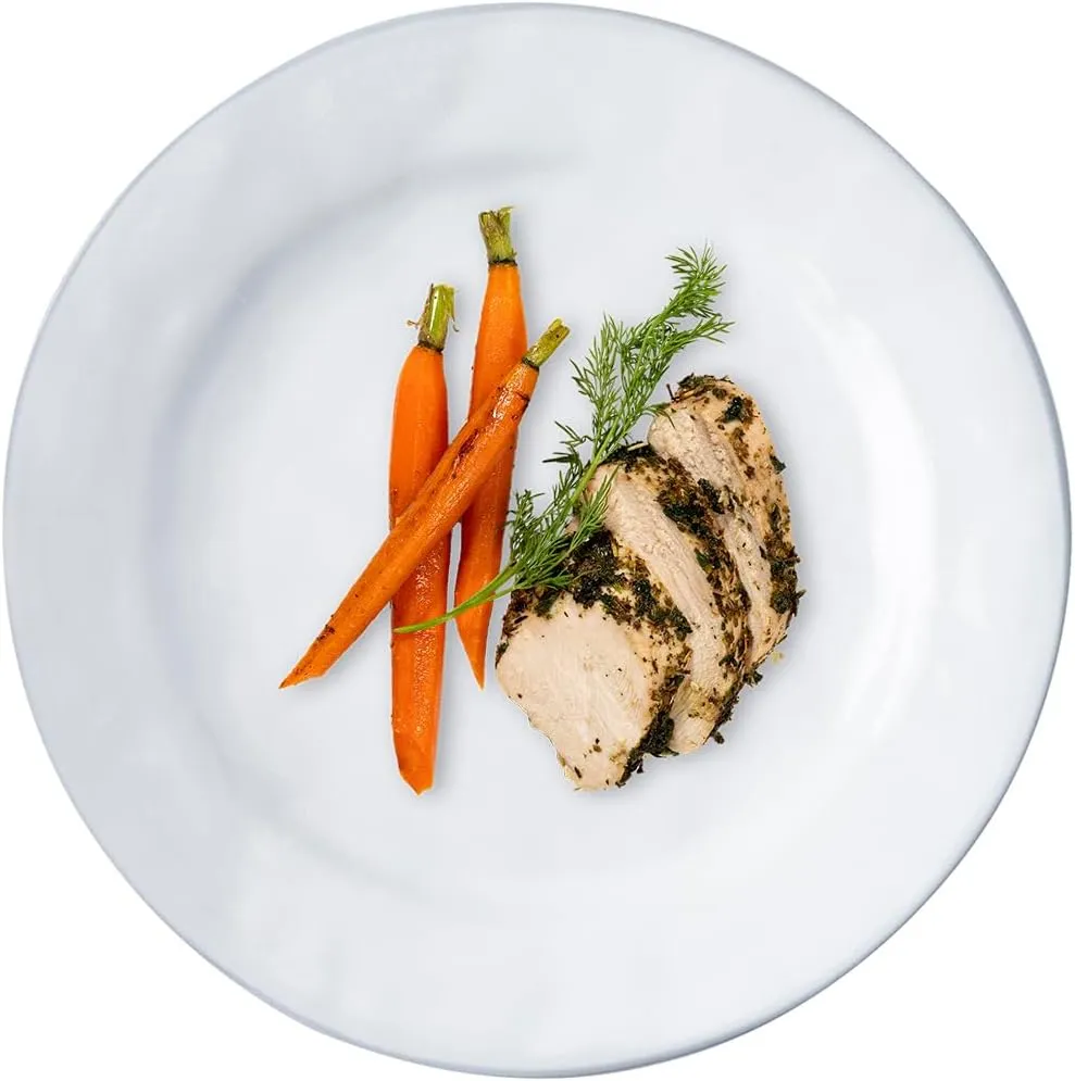 Juliska Quotidien White Truffle Dinner Plate