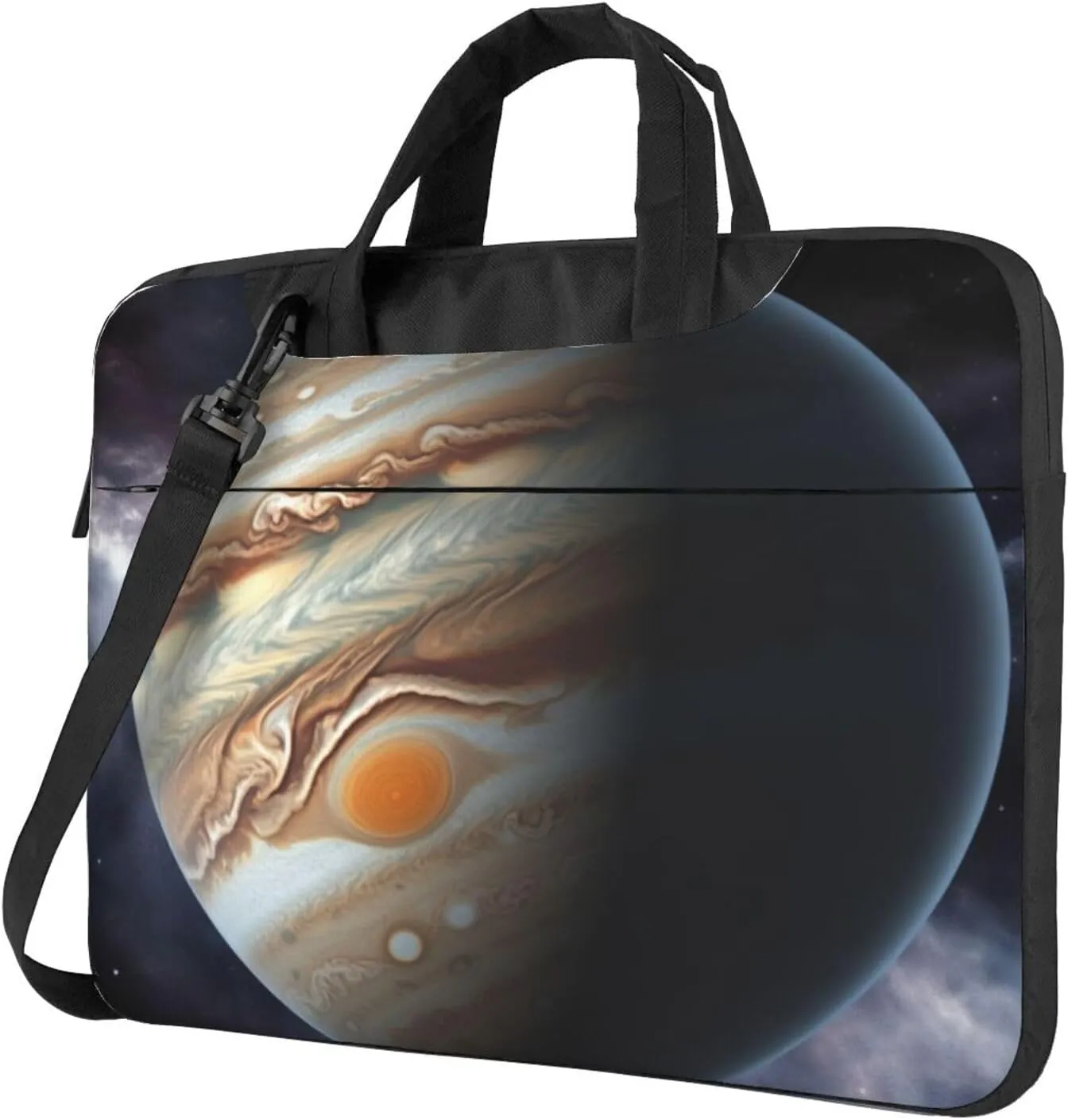 Jupiter Landscape Laptop Shoulder Bag Portable Laptop Bag Laptop Case Crossbody Briefcase w/Strap Handle