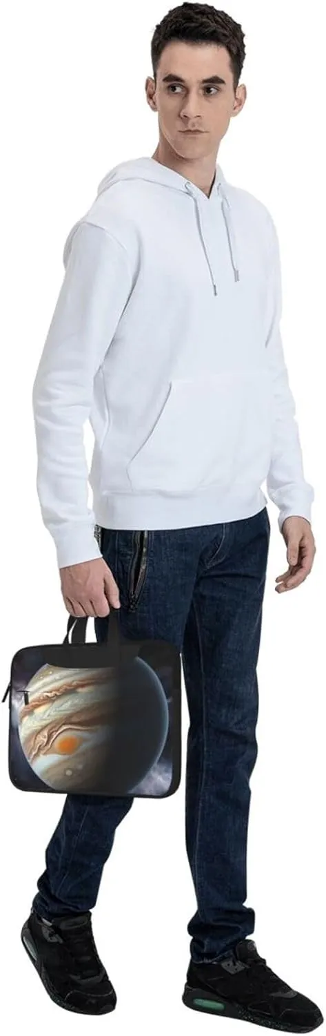 Jupiter Landscape Laptop Shoulder Bag Portable Laptop Bag Laptop Case Crossbody Briefcase w/Strap Handle