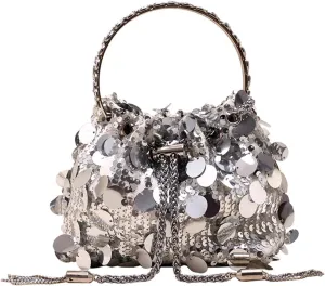 KARRESLY Evening Bag Bling Purse Shimmering Sequins Clutch Purses for Women Wedding Party Cocktail Prom Dinner