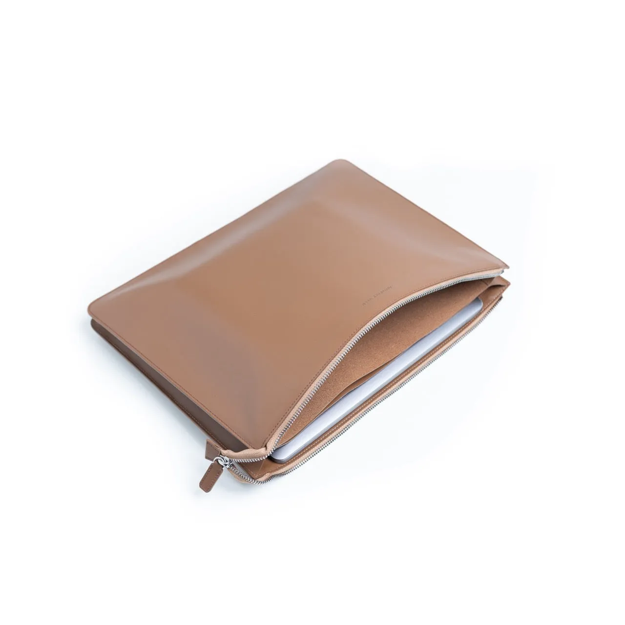 Kay Laptop Folio // Tan
