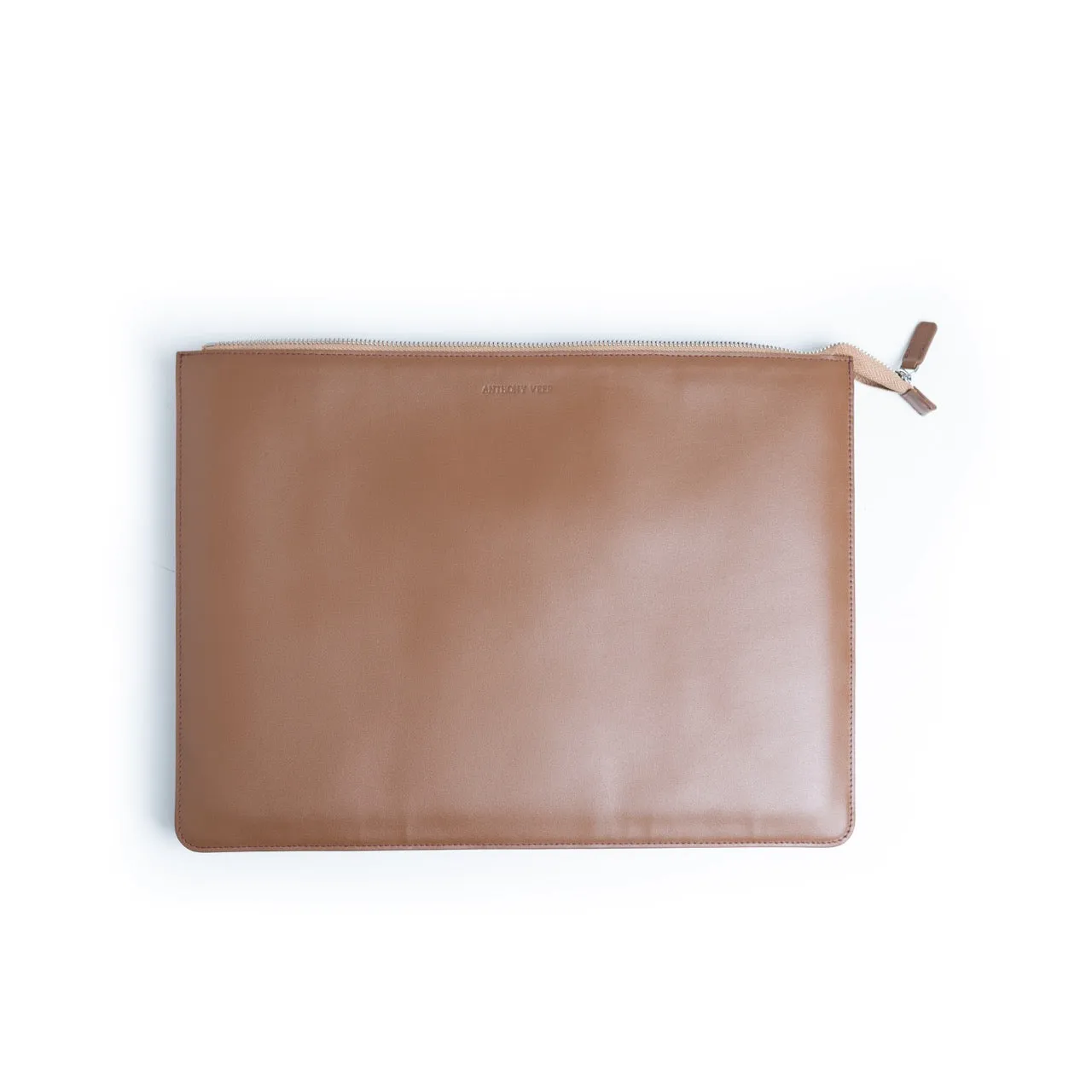 Kay Laptop Folio // Tan